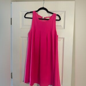 Pink pleated sleeveless dress from altar’d state.